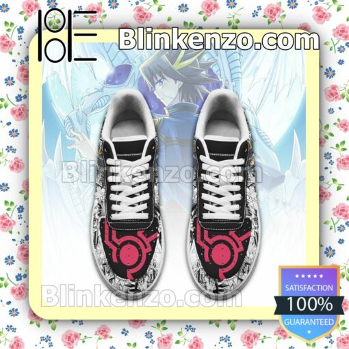 Yugioh Yusei Fudo Yu Gi Oh Anime Nike Air Force Sneakers a