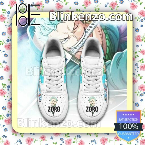 Zoro One Piece Anime Nike Air Force Sneakers a