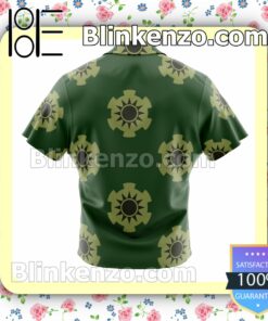 Zoro's Wano Pattern One Piece Summer Beach Vacation Shirt a