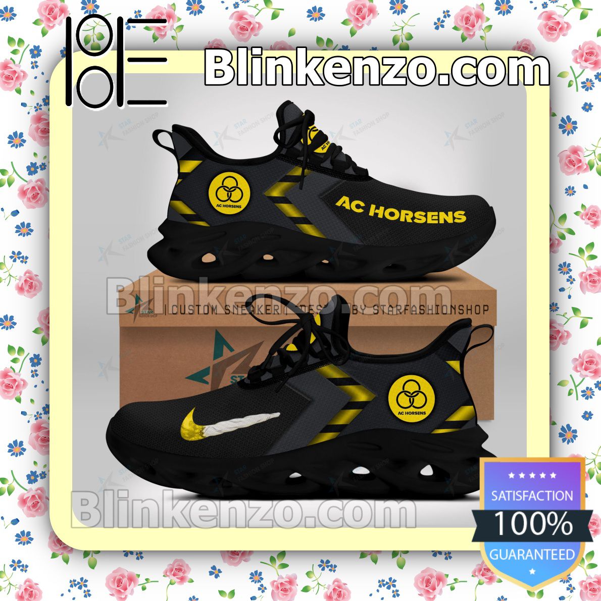 Grænseværdi absurd Neuropati AC Horsens Logo Print Sports Sneaker - Blinkenzo