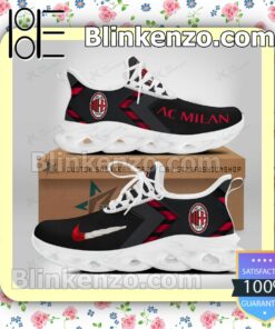 AC Milan Logo Print Sports Sneaker b