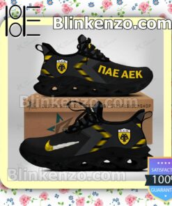 AEK Athens F.C. Logo Print Sports Sneaker