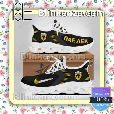AEK Athens F.C. Logo Print Sports Sneaker b
