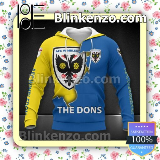 AFC Wimbledon The Dons Men T-shirt, Hooded Sweatshirt a