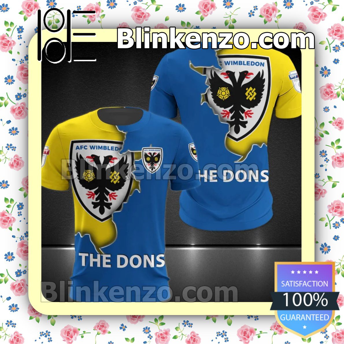 Real AFC Wimbledon The Dons Men T-shirt, Hooded Sweatshirt