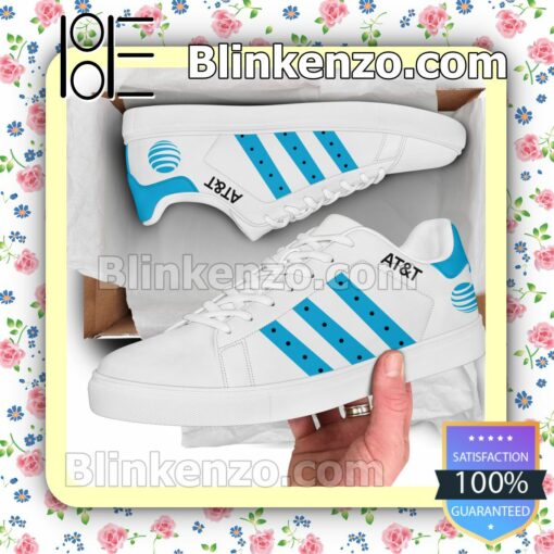 AT&T Logo Brand Adidas Low Top Shoes