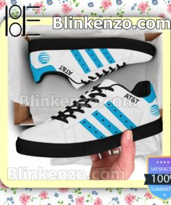 AT&T Logo Brand Adidas Low Top Shoes a