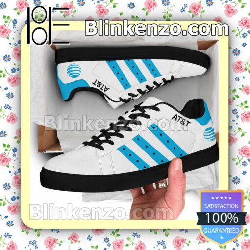 AT&T Logo Brand Adidas Low Top Shoes a