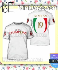 Ac Milan We The Champ19ns Hooded Jacket, Tee