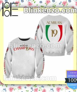 Ac Milan We The Champ19ns Hooded Jacket, Tee a