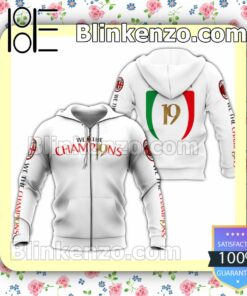 Ac Milan We The Champ19ns Hooded Jacket, Tee b