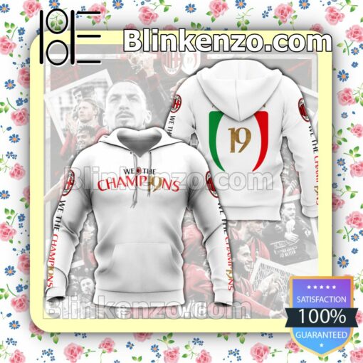 Ac Milan We The Champ19ns Hooded Jacket, Tee c
