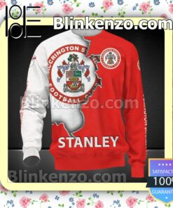 Accrington Stanley Football Club Men T-shirt, Hooded Sweatshirt b