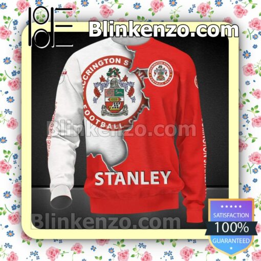Accrington Stanley Football Club Men T-shirt, Hooded Sweatshirt b