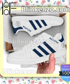 Acura Logo Brand Adidas Low Top Shoes