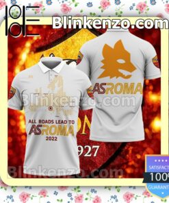 All Roads Lead To AS Roma 2022 Polo Short Sleeve Shirt