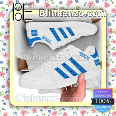 American Express Logo Brand Adidas Low Top Shoes