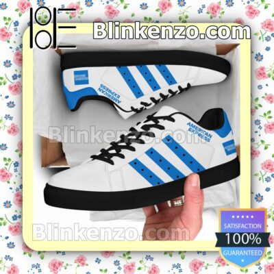American Express Logo Brand Adidas Low Top Shoes a