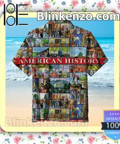 American History Men Short Sleeve Shirts a