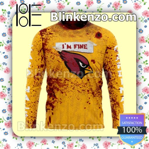 Buy In US Arizona Cardinals Blood Jersey NFL Custom Halloween 2022 Shirts