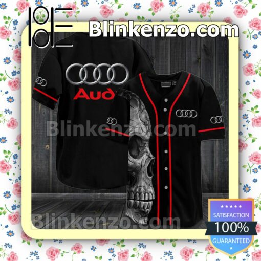 Audi Skull Custom Baseball Jersey for Men Women