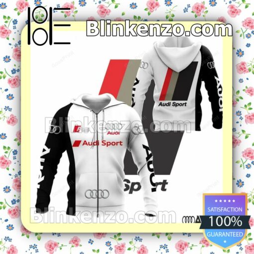 Audi Sport Brand Hooded Jacket, Tee b