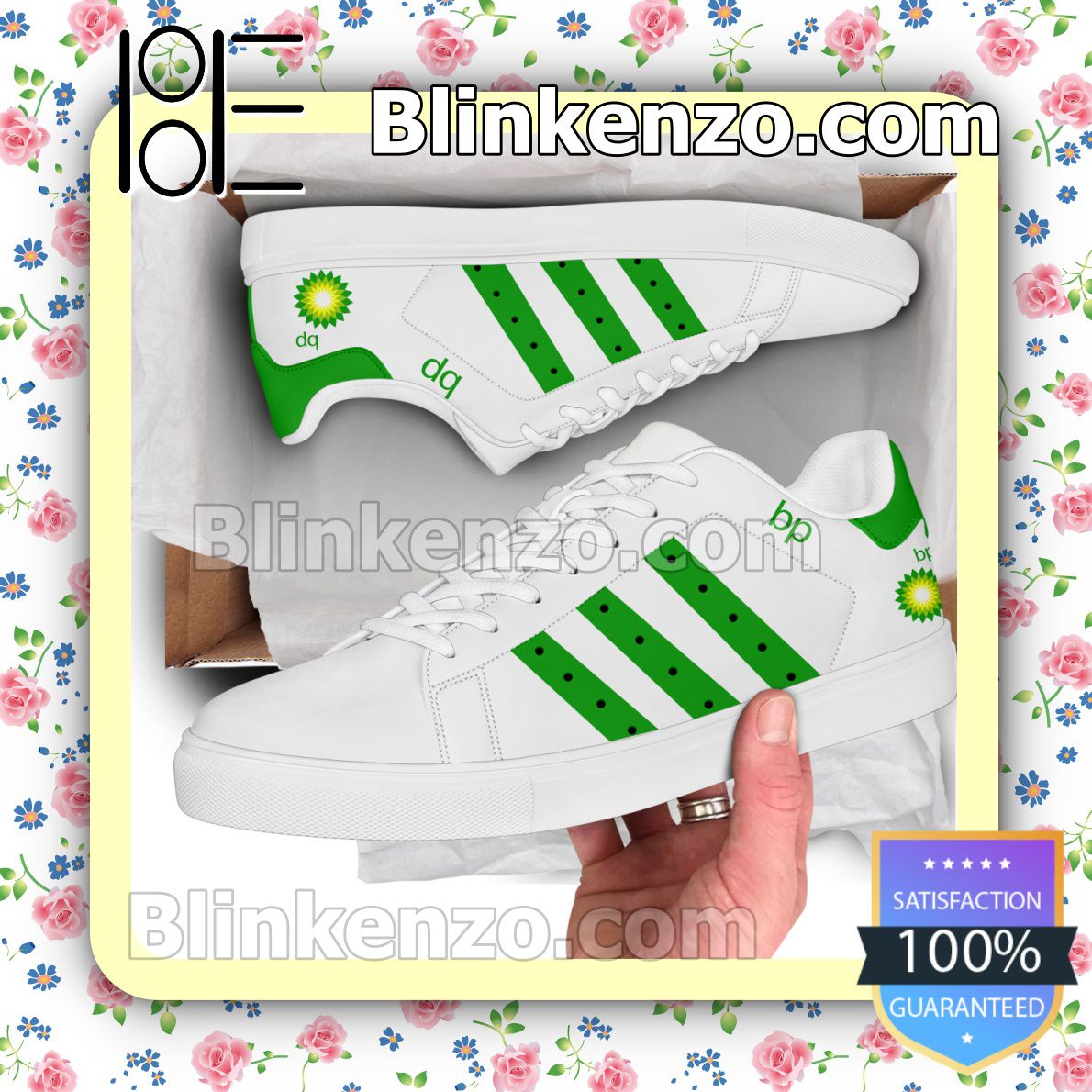 Father's Day Gift BP Logo Brand Adidas Low Top Shoes