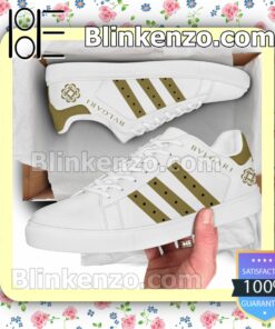 BVLGARI Logo Brand Adidas Low Top Shoes