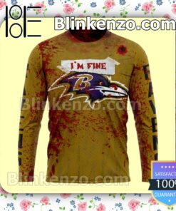 Top Rated Baltimore Ravens Blood Jersey NFL Custom Halloween 2022 Shirts