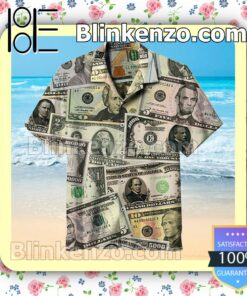 Banknotes Of The United States Men Short Sleeve Shirts
