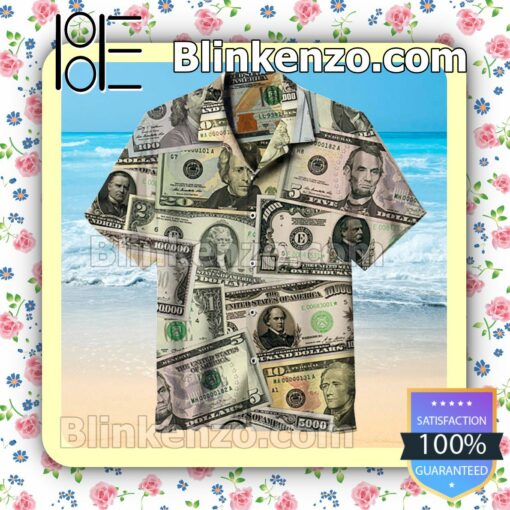 Banknotes Of The United States Men Short Sleeve Shirts