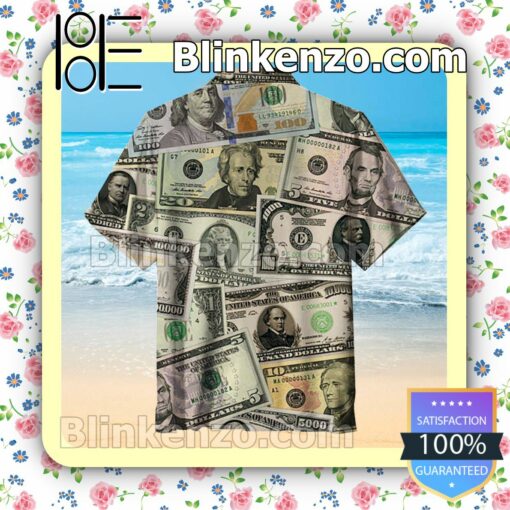 Banknotes Of The United States Men Short Sleeve Shirts a