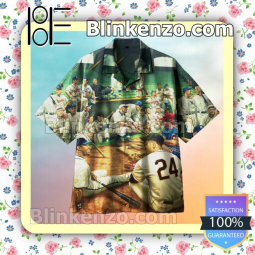 Baseball Era Men Short Sleeve Shirts