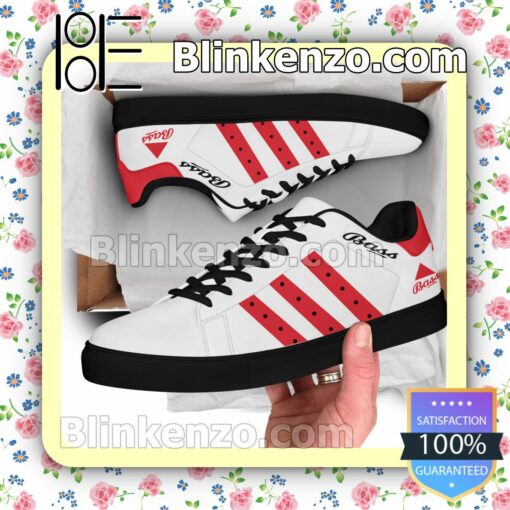 Bass Brewery Logo Brand Adidas Low Top Shoes a
