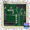 Beck's Beer Custom Baseball Jersey for Men Women