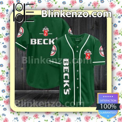 Beck's Beer Custom Baseball Jersey for Men Women