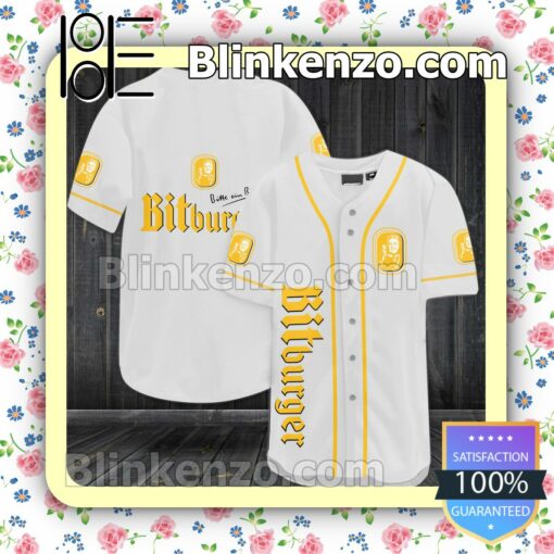 Bitburger Beer Custom Baseball Jersey for Men Women