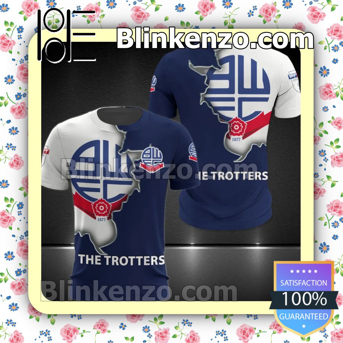 Bolton Wanderers FC The Trotters Men T-shirt, Hooded Sweatshirt