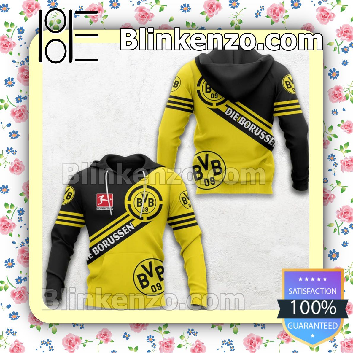  Ships From USA Borussia Dortmund Die Borussen Bundesliga Men T-shirt, Hooded Sweatshirt