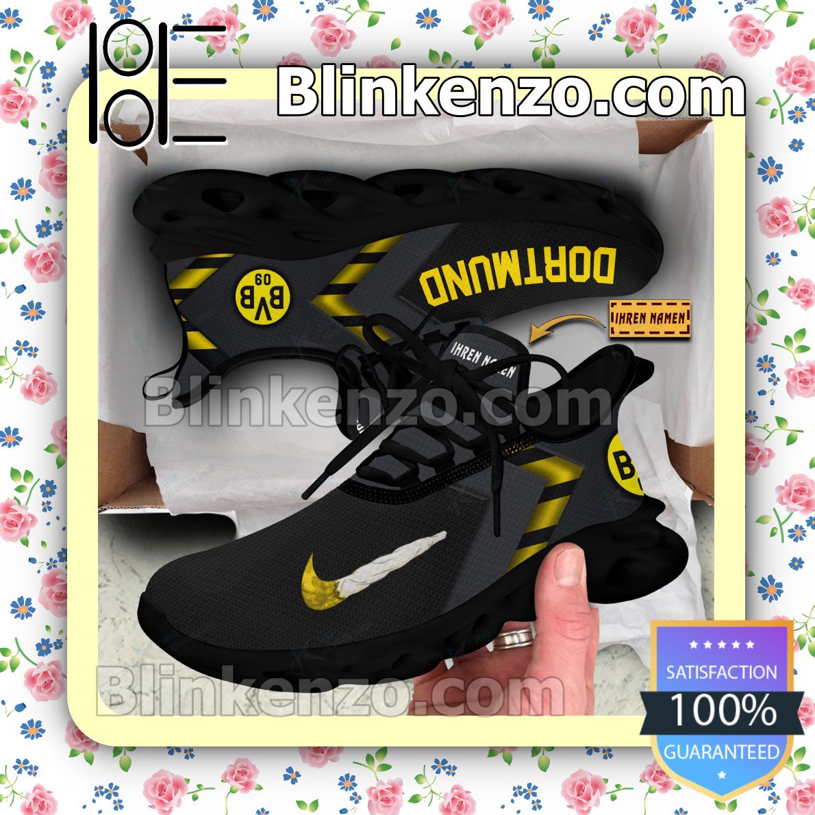  Ships From USA Borussia Dortmund II Go Walk Sports Sneaker