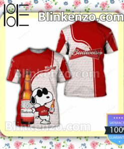 Budweiser With Snoopy Hooded Jacket, Tee