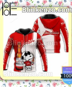 Budweiser With Snoopy Hooded Jacket, Tee a