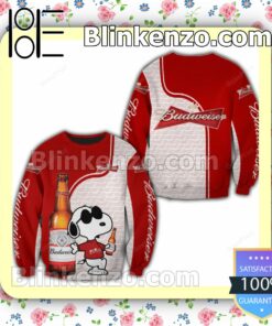 Budweiser With Snoopy Hooded Jacket, Tee b