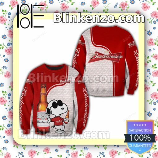 Budweiser With Snoopy Hooded Jacket, Tee b