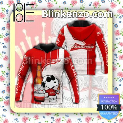 Budweiser With Snoopy Hooded Jacket, Tee c