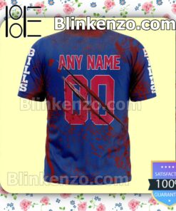 Only For Fan Buffalo Bills Blood Jersey NFL Custom Halloween 2022 Shirts