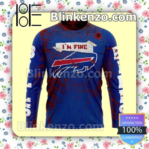 Vibrant Buffalo Bills Blood Jersey NFL Custom Halloween 2022 Shirts
