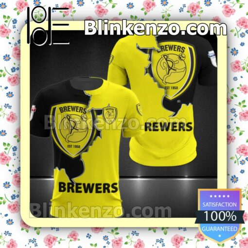 Burton Albion FC Brewers Men T-shirt, Hooded Sweatshirt x