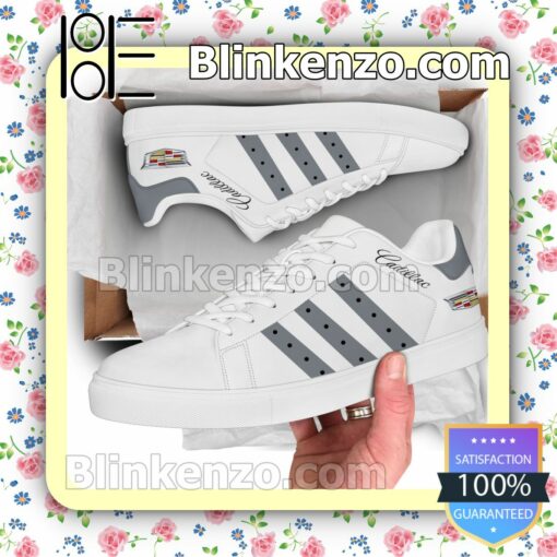 Cadillac Logo Brand Adidas Low Top Shoes