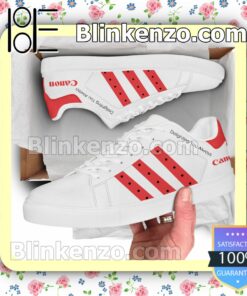 Canon Inc. Logo Brand Adidas Low Top Shoes